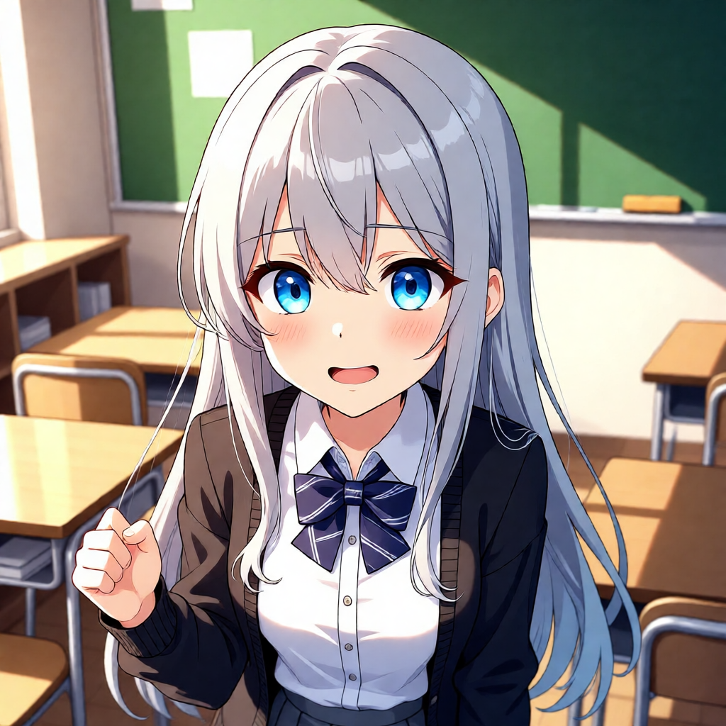 Generated result — character 2, playful-intimacy direction