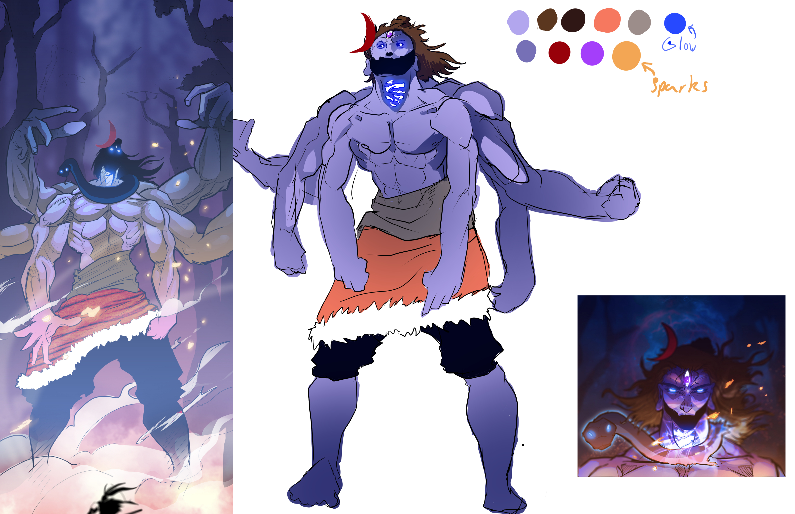 Shiva color reference