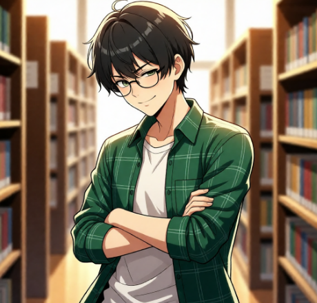 Generated scene — low camera angle, open shirt