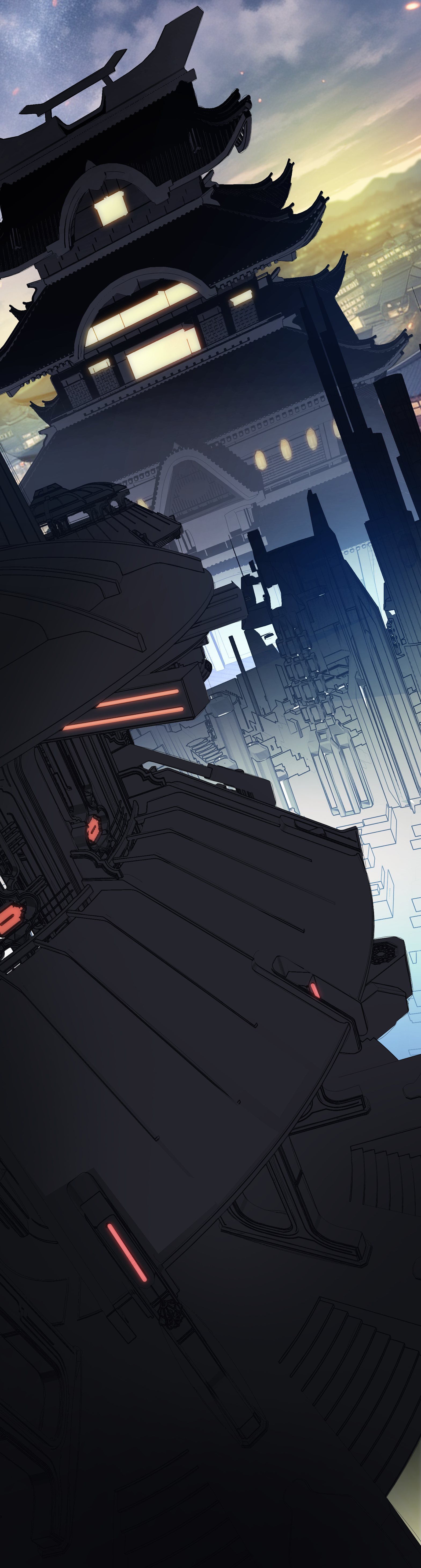 Black Resume — AI-assisted city background